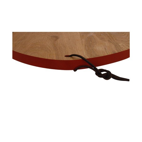 Drewniana deska do krojenia Oval Red-image-1