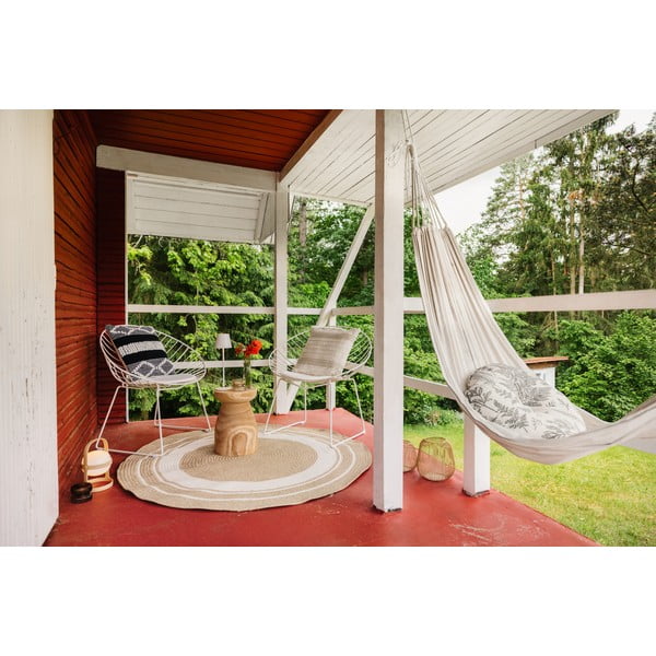 Okrągły dywan odpowiedni na zewnątrz w kolorze naturalnym ø 150 cm – NORTHRUGS-image-2