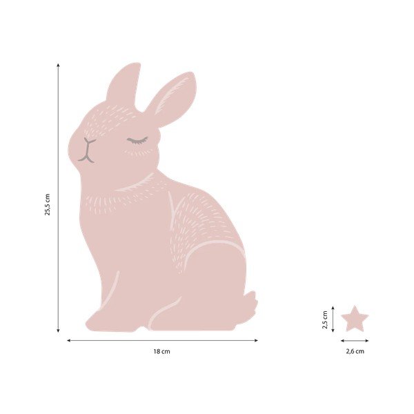 Naklejki dziecięce 30x42 cm Vintage Rabbit – Lilipinso-image-2