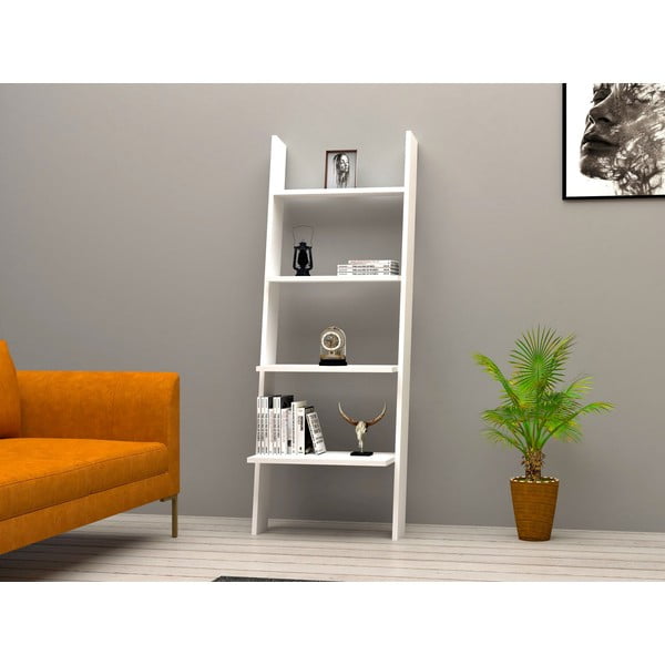 Biały regał 56x150 cm Solid – Kalune Design-image-1