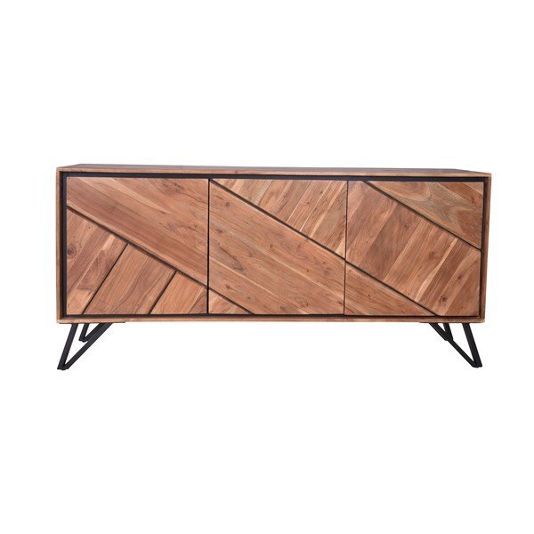 Komoda z litego drewna akacjowego 150x76x40 cm Ambala – Interia Home & Living