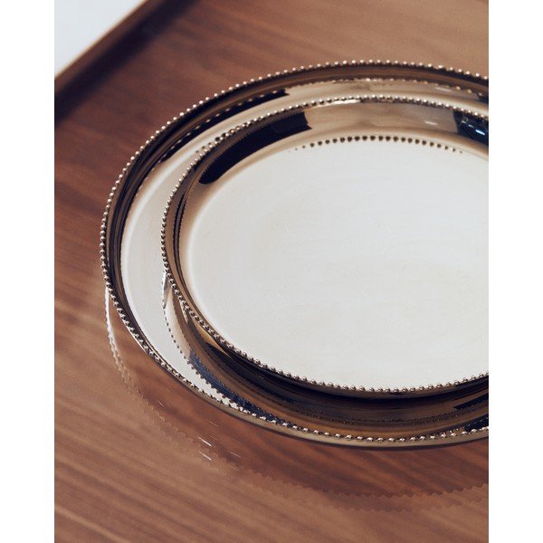 Taca do serwowania ze stali nierdzewnej ø 35,5 cm Nirela – Kave Home-image-1