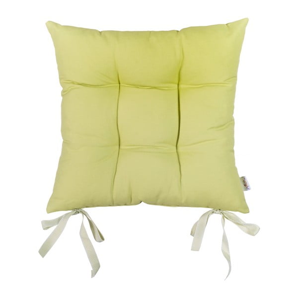 Zielona poduszka na krzesło Apolena Simply Green, 41x41 cm