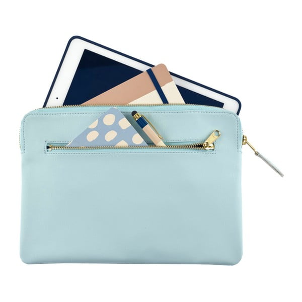 Niebieski duży portfel Busy B Pouch-image-2