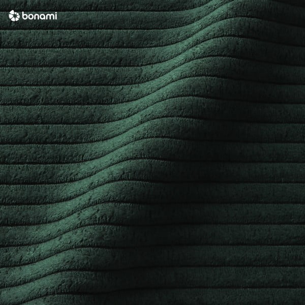 Ciemnozielone tapicerowane łóżko jednoosobowe bez stelaża 120x200 cm Mattis – Meise Möbel-image-4