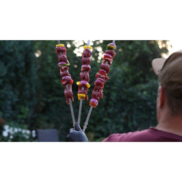 Szpikulce do szaszłyków zestaw 3 szt. ze stali nierdzewnej Rotisserie – Remundi-image-1