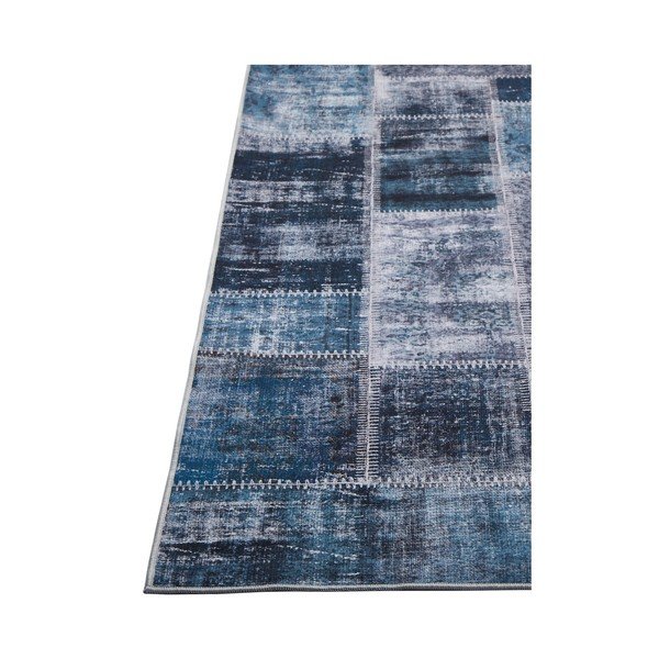 Dywan plamoodporny Floorita Montage Blue, 160x230 cm-image-3