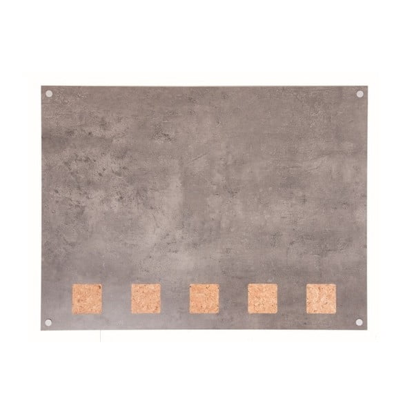 Tablica z gładką powierzchnią z korkowymi elementami Securit® Living Wall, 78x58 cm