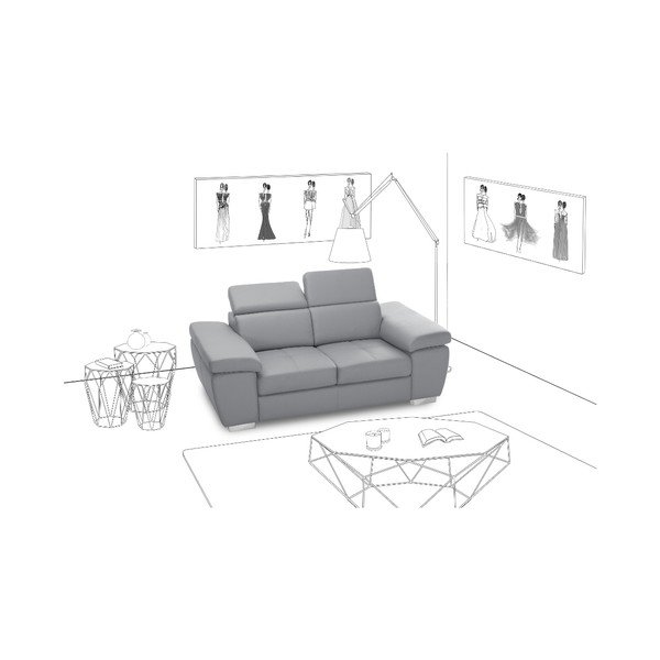 Jasnoszara sofa Parure-image-1