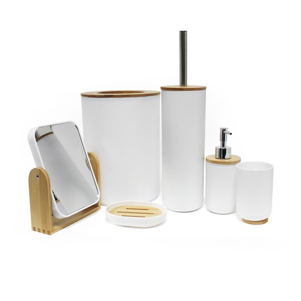 Biały plastikowy dozownik do mydła 91 ml Smart – douceur d'intérieur-image-2