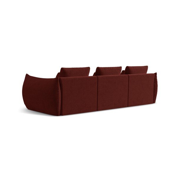 Czerwona sofa 332 cm Bloom – Micadoni Home-image-3