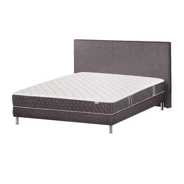 Łóżko z materacem i zagłówkiem Novative Adage, 140x200 cm