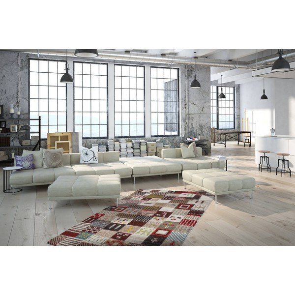 Dywan Kayoom Patchwork Beige, 160x230 cm-image-3
