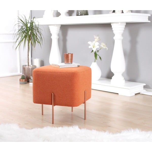 Pomarańczowy puf Copper – Artie-image-2