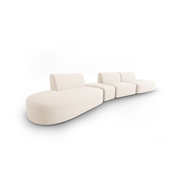 Beżowa sofa 412 cm Shane – Micadoni Home-image-2