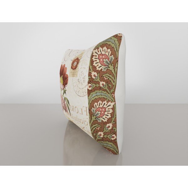 Poszewka na poduszkę Vitaus Maseto Flowers Rusto Dos, 43x43 cm-image-2