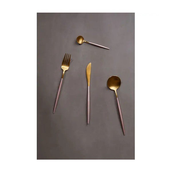 Sztućce ze stali nierdzewnej w kolorze złota 16 szt. Avie – Premier Housewares-image-3