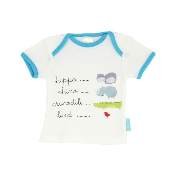 Dziecięca koszulka z krótkim rękawem Hippo, 3-6 miesięcy