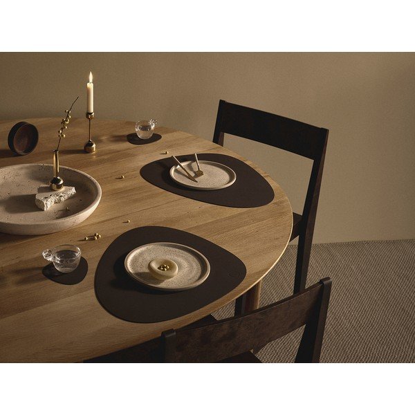 Mata stołowa ze skóry ekologicznej 37x44 cm Curve L Nupo – LIND DNA-image-1