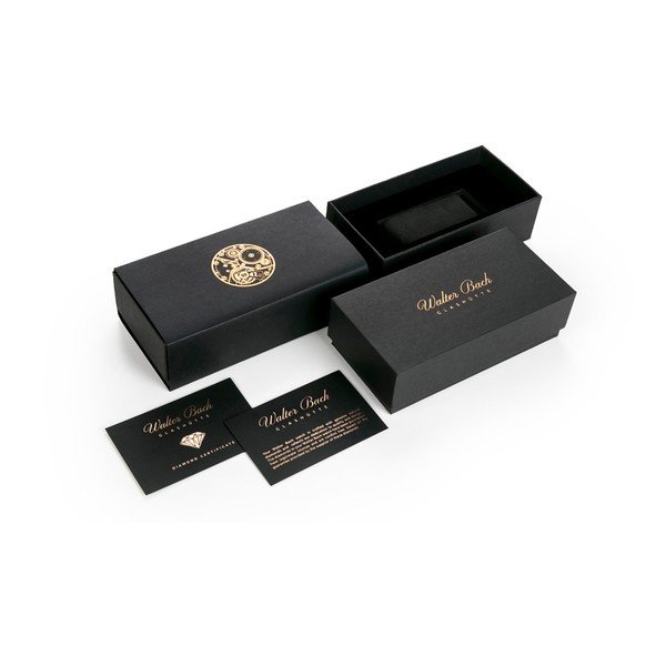 Damski zegarek z białym paskiem ze skóry naturalnej Walter Bach Union-image-2