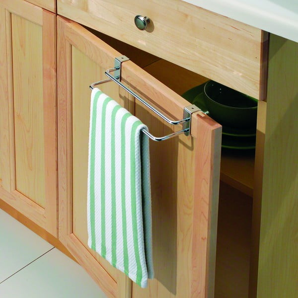 Wiszący uchwyt na ręczniki kuchenne iDesign Metalo, 27x14 cm-image-1