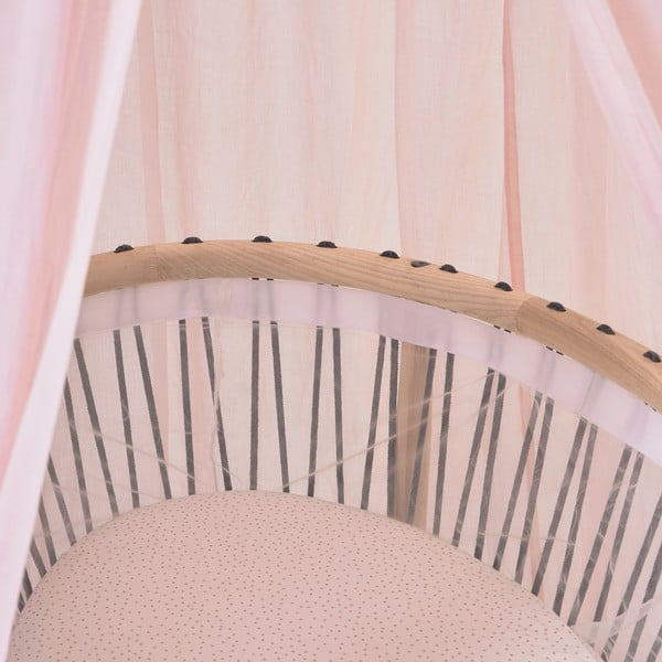 Jasnoróżowy bawełniany baldachim Carelene – Kave Home-image-2