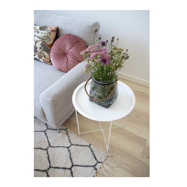 Metalowy okrągły stolik ø 47 cm Bastia – House Nordic-image-4