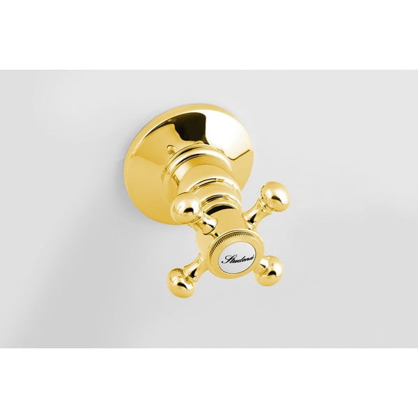 Bateria prysznicowa podtynkowa w kolorze złota (2 otwory) Antea – Sapho-image-1