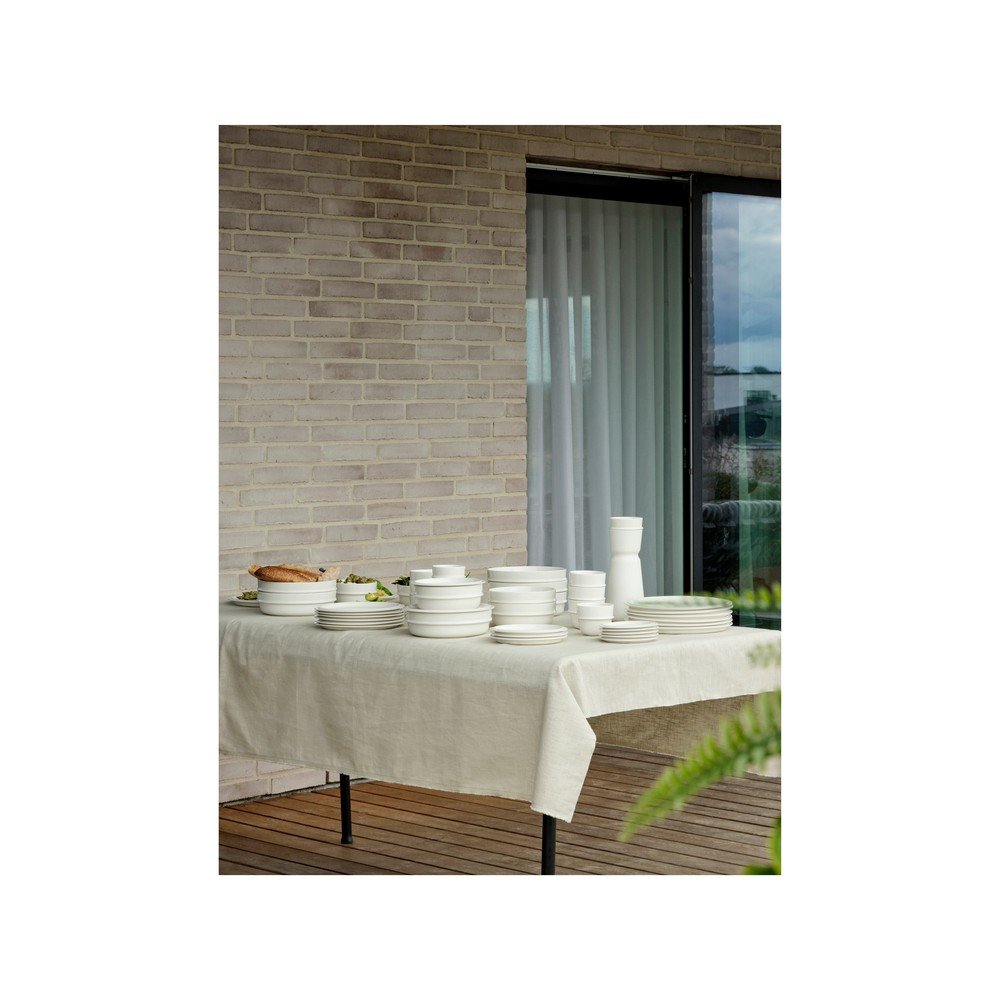 Kremowy porcelanowy talerz ø 24 cm Eau – Zone (zdjęcie 10)