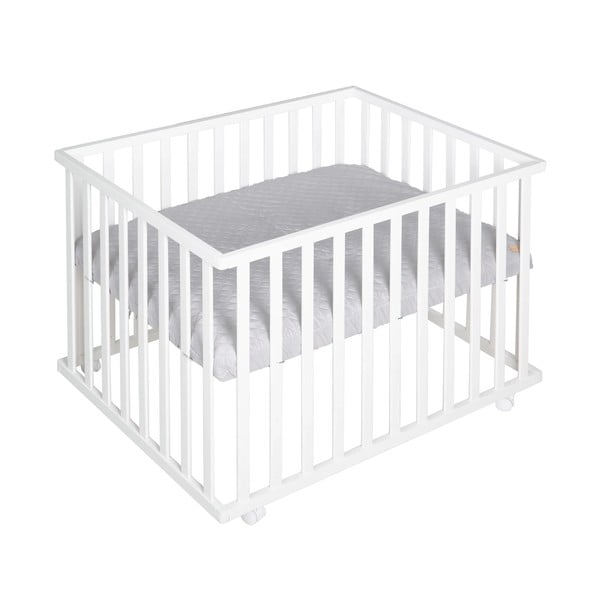 Biały kojec dla dzieci 100x75 cm Roba style – Roba-image-2