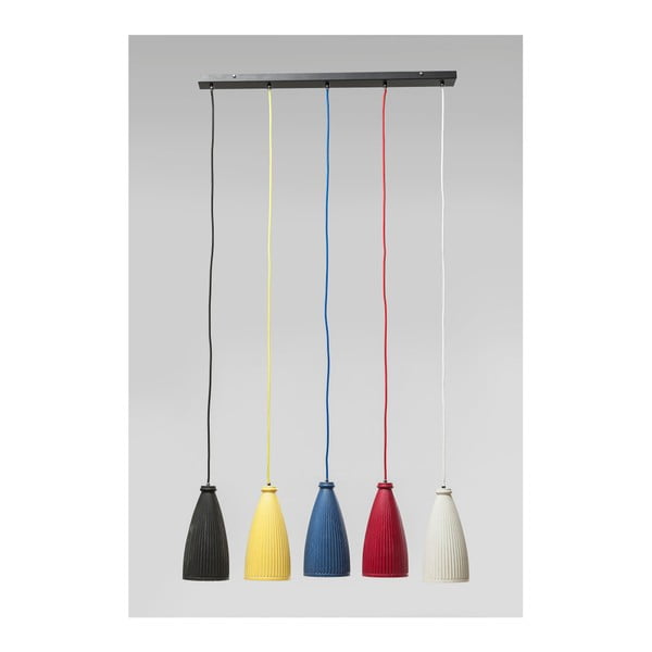 Lampa wisząca z 5 kloszami Kare Design Art Colore