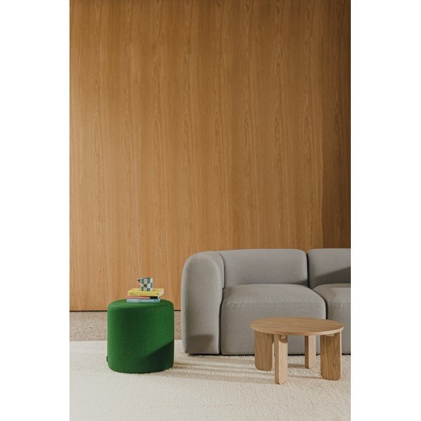 Zielony wełniany puf Folk – noo.ma-image-1