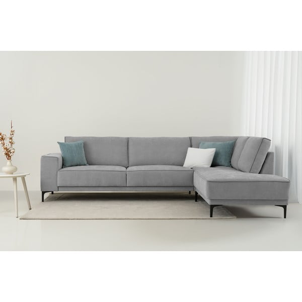 Szary narożnik (prawostronny/w kształcie litery L) Copenhagen – Scandic-image-1