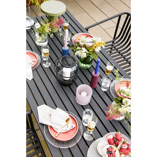 Zielona lampa stołowa LED ze ściemniaczem i metalowym kloszem (wysokość 28 cm) BringMe – Hübsch-image-3