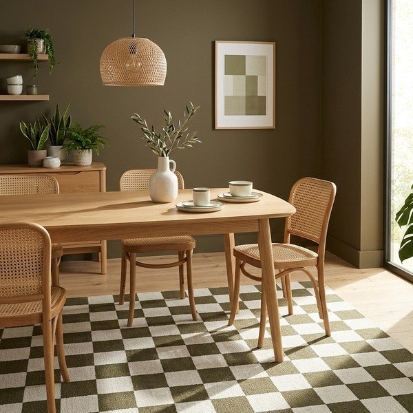 Zielony/kremowy dywan 160x230 cm Bistro – ESTE-image-2