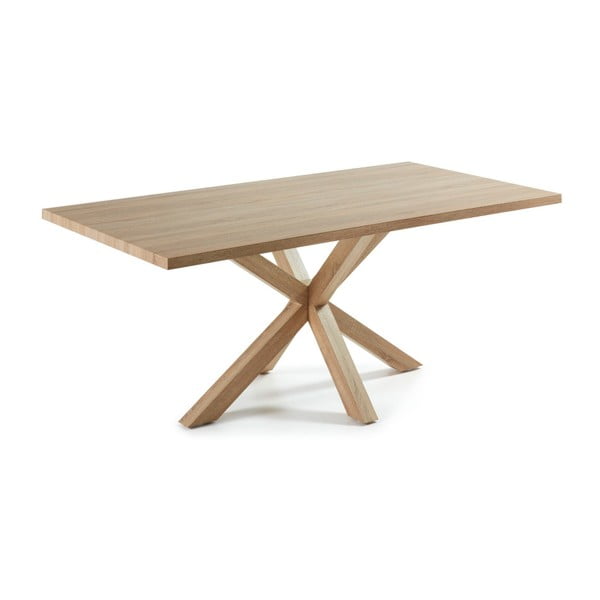 Stół z drewnianymi nogami La Forma Arya Natural, dł. 200 cm
