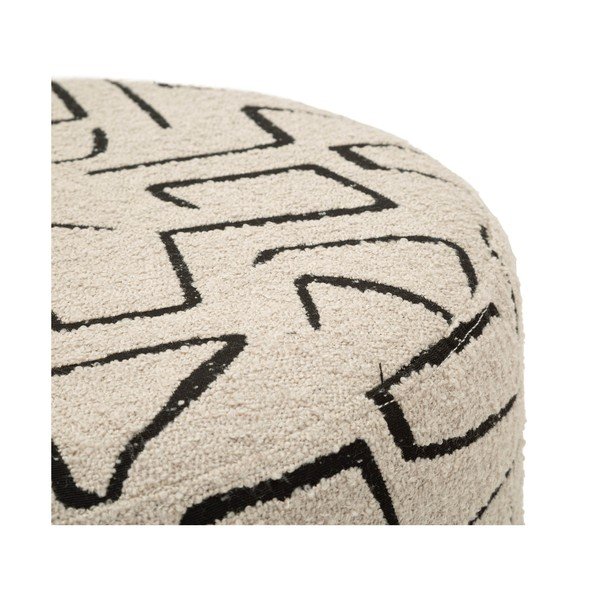 Beżowy puf z materiału bouclé Nairobi – Mauro Ferretti-image-2