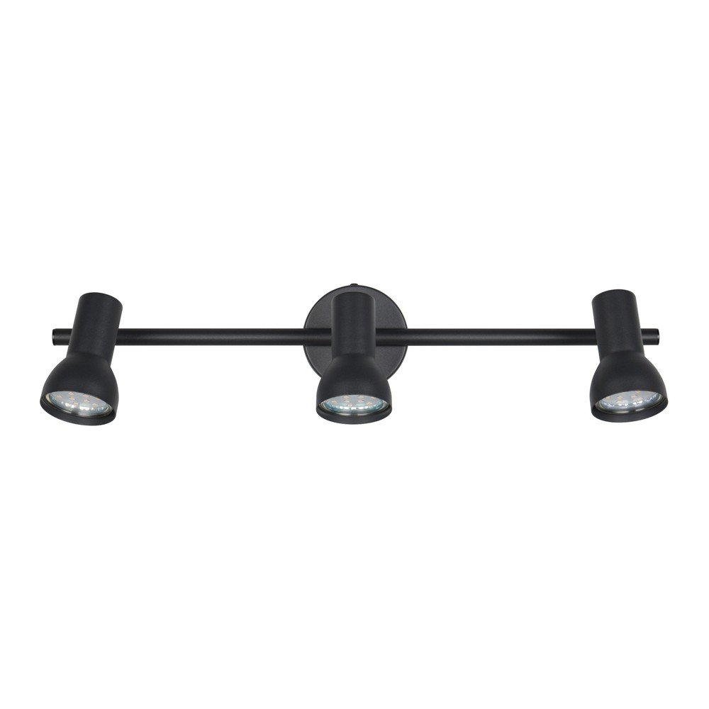 Czarna lampa punktowa ø 8 cm Cantar – Reality