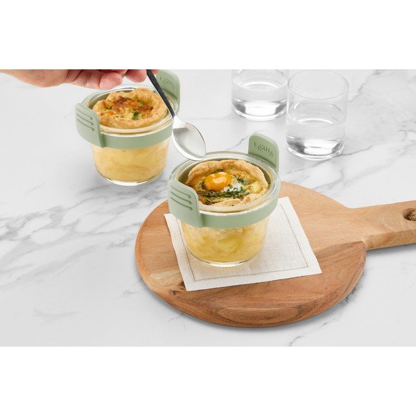 Szklane formy do pieczenia zestaw 4 szt. ø 9,5 cm – Lékué-image-3