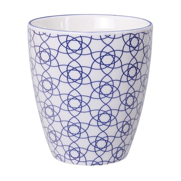 Niebieski porcelanowy kubek do herbaty Tokyo Design Studio Stripe