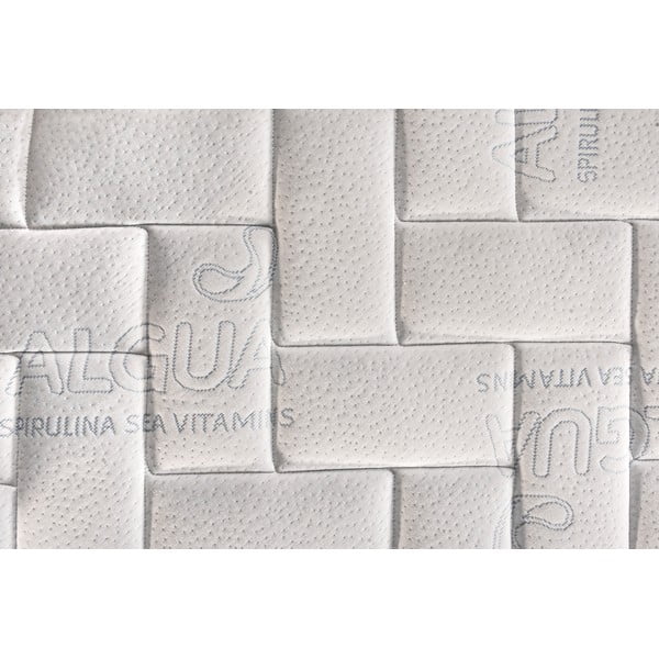 Twardy/średnio twardy sprężynowy materac dwustronny 120x200 cm Comfort Flow – BENAB-image-1