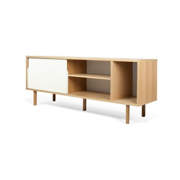 Biała komoda TemaHome Dann Oak-image-4