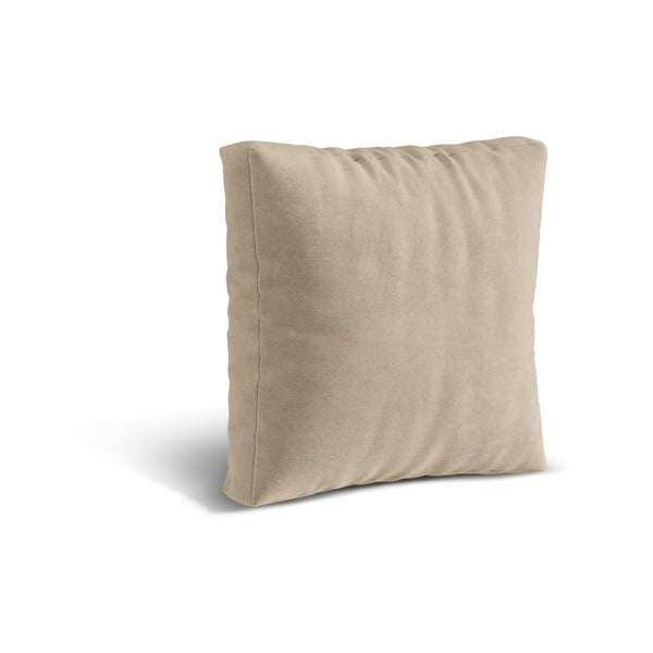 Beżowa aksamitna poduszka do sofy modułowej Martina – Micadoni -image-1