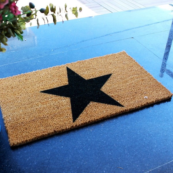 Wycieraczka Doormat Black Star, 70x40 cm