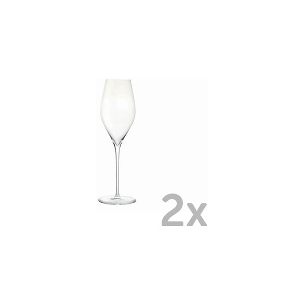 Komplet 2 kieliszków do szampana Salt&Pepper Aria, 0,32 l