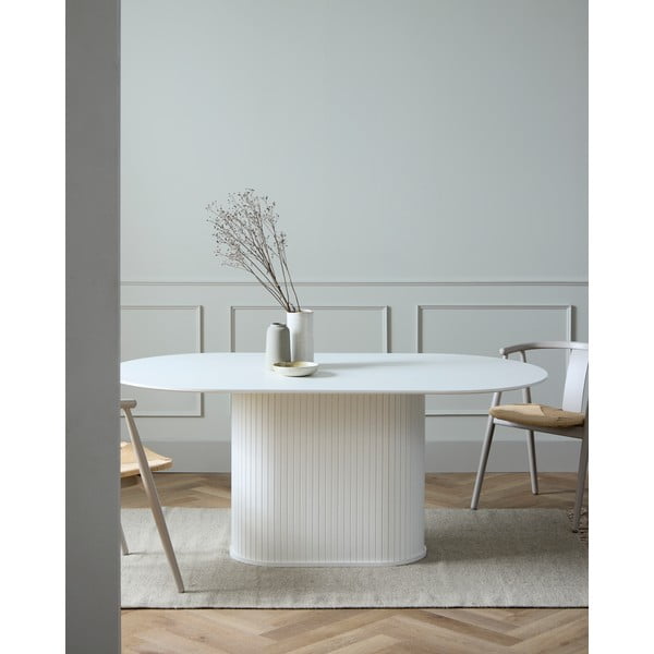 Okrągły stół 95x180 cm Nola – Unique Furniture-image-1