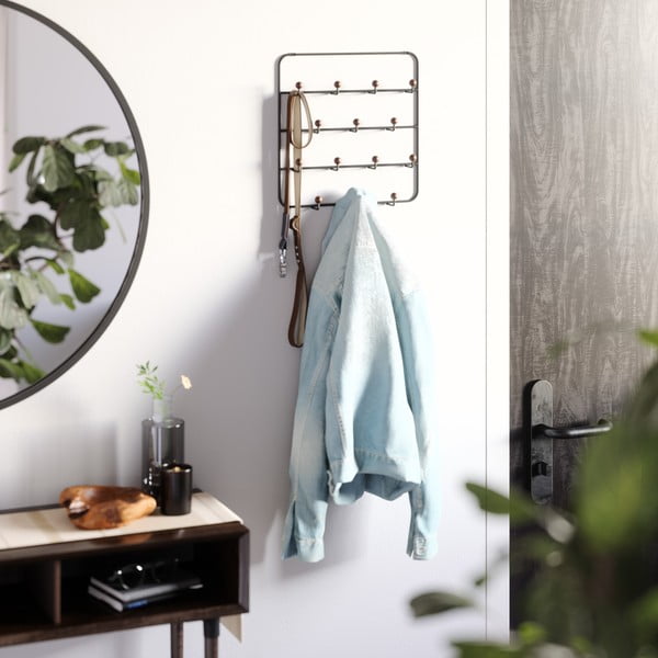 Czarny metalowy wieszak na drzwi 36 cm Estique – Umbra-image-1