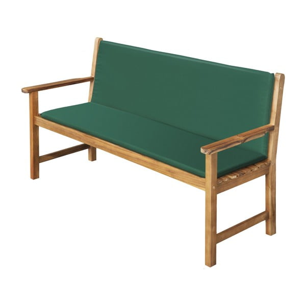 Zielona poduszka na ławkę Fieldmann