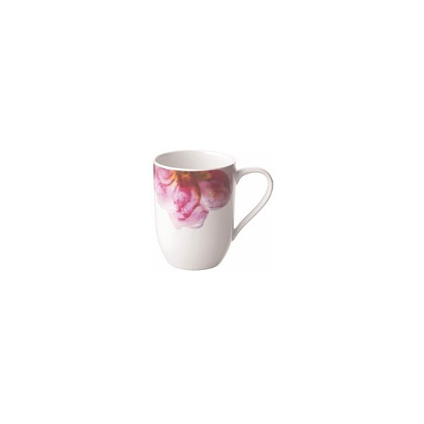 Biało-różowy porcelanowy kubek 280 ml Rose Garden − Villeroy&Boch