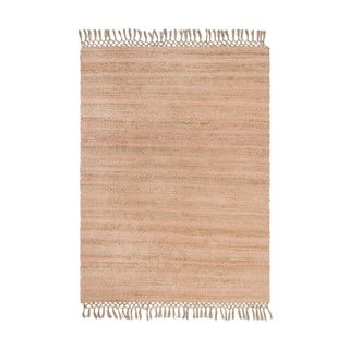 Różowy dywan z juty Flair Rugs Equinox, 120x170 cm